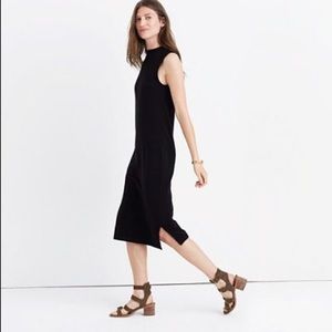 Madewell Mock Neck Jersey Midi Dress